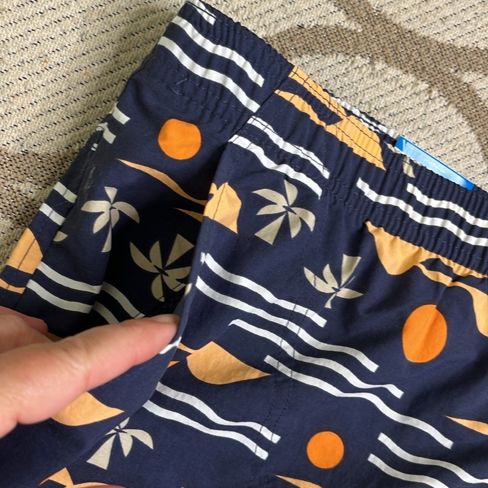 Columbia Sandy River II 3” Blue/Orange Athletic Shorts Nautical Pattern size XL - Picture 8 of 16